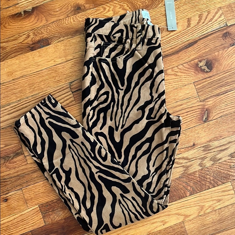J.Crew Zebra Print Pants